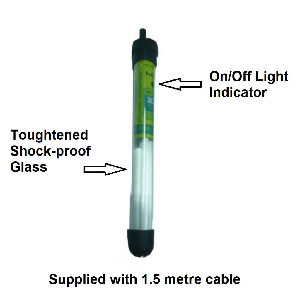 Hidom Aquarium Heater 100w with FREE Thermometer HT2100 Pondorbis