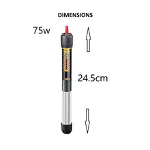 Hidom ProHeat Aquarium Thermostat Quartz Glass Heater 75w - HT-8075