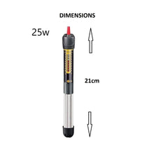 Hidom ProHeat Aquarium Thermostat Quartz Glass Heater 25w - HT-8025