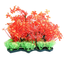 Artificial Aquarium Fish Tank Large Plant Cluster - Height 21cm