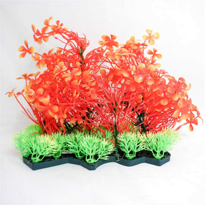 Artificial Aquarium Fish Tank Large Plant Cluster - Height 21cm