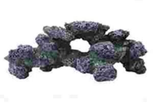 a large piece of purple aquarium rock coral