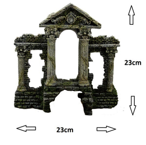 Fish Tank Aquarium Ornament Feature - Roman Pillared Temple