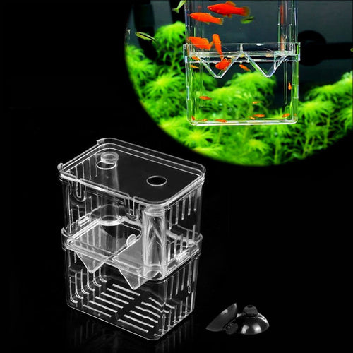Aquarium Fish Tank Hatchery Breeding Box Fry Trap - Hidom BX-003